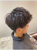 アップバングショート