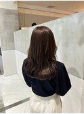 <haruka>レイヤーカットにブリーチなしこっくりピンクベージュ