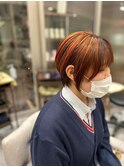 大人の艶感ショート/大胆カラー/ハイライト/髪質改善カラー