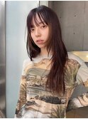 抜け感ロング