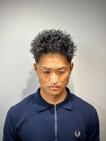 リバティシェアバーバー 銀座(LIBERTY SHARE BARBER) 【千葉】スパイキーショート×ピンパーマ