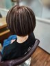 カット＋白髪染め＋ハイライト＋電子トリートメント