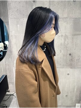 ワンズミラー 原宿(ONE'S MIRROR) 前髪/アンブレラカラー/こなれミディ/イメチェン/ウェーブパーマ