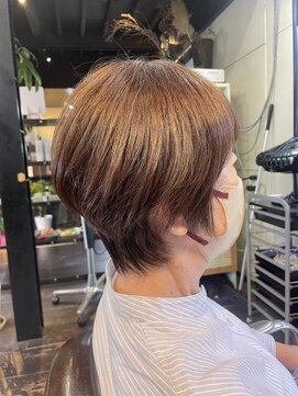 ヘアースタジオ サニーサイド 上戸町店(hair Studio Sunny Side) ファッションカラーで染まる明るい白髪染め