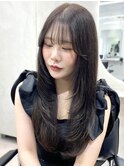 色持ち抜群チョコレートブラウン×韓国レイヤー【Chisato 】
