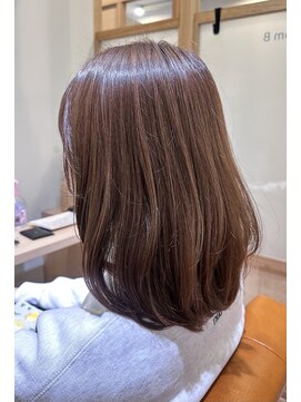 ピオラ(piola) ワンカールミディアムボブ【30代、40代、50代おすすめスタイル】