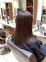 ピークアブー アヴェダ アトレ恵比寿(PEEK-A-BOO AVEDA) ワンレングス ベージュブラウン