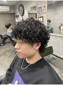 滋賀/南草津/メンズ美容室/波巻きツイストスパイラルパーマ