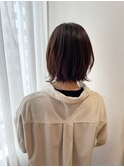 外ハネボブ/くすみベージュ/マロンベージュ/30代/40代/50代