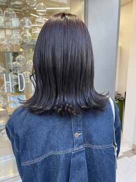 エイトヘアー(8 HAIR) モーブグレー×ボブ