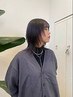 【柔らかく自然に収まる◎】カット+酸性★顔周り縮毛矯正ストレート 13100円