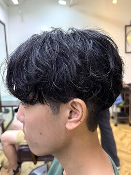 レボルトヘアー(R EVOLUT hair) 無造作パーマ刈り上げマッシュメンズ眉毛柏市柏駅