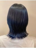 20代夏ヘアセット◎インナーカラー×ハーフアップで個性的に