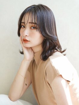 ラックスビー サファリ 阿倍野ルシアス店(LUXBE SAFARI)の写真/こだわりの顔周りカットでトレンドを抑えた小顔魅せヘア・レイヤースタイルも◎『なりたい』を叶えます☆