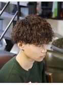 波巻きパーマ