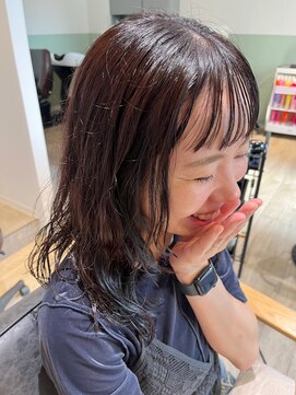 アンピット(Un pitto) オン眉 × ゆるふわパーマ