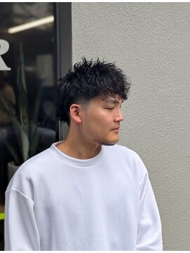 クフィア メンズヘアー カンポ 天王寺店(CUFFIA MEN'SHAIR CAMPO) フェードマンバンヘアツイストスパイラルパーママンバン