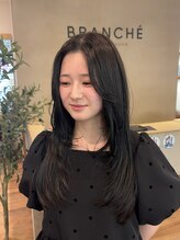 ブランシェ JR勝川駅前店&nbsp;大人っぽい前髪なしレイヤーcut
