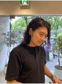メンズミディアムウェーブパーマ
