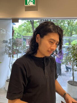 シアン 矢場町店(CYAN.) メンズミディアムウェーブパーマ