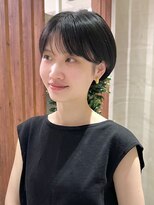 サン 白金台(SUN)&nbsp;黒髪コンパクト丸み大人マッシュショート白金台目黒