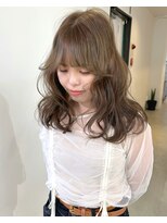 ニコフクオカヘアーメイク(NIKO Fukuoka Hair Make)&nbsp;【NIKO】ブリーチなしダブルカラー.オリーブベージュ