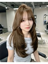 ザシェノンウメダ(THA CHAINON UMEDA) 心斎橋/着物ヘア/大人ガーリー/ダークアッシュ/似合わせカット