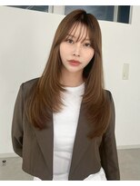 ユーフォリア 青山(Euphoria)&nbsp;ミディアムレイヤー/フォギーベージュ/透明感カラー