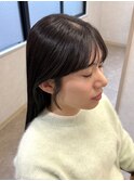 顔まわりカット　カラー