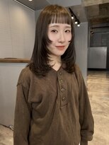 画 face layer/Olive brown