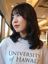 ビュートリアム 鎌倉小町(BEAUTRIUM) ミディアムレイヤー/似合わせカット/BEAUTRIUM鎌倉小町 長嶺舞唯