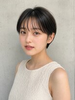 フレイムス ヘア アンド リラックス 高崎駅西口店(Frames hair&relax)&nbsp;20代30代40代50代耳掛けナチュラルマッシュショート大人可愛い