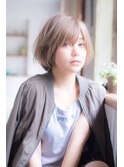 ふわっとナチュラルなショートボブ