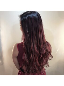 ヘアメイクサロン ゼロ(ZERO) 『秋カラー!』ボルドーのロングが華やか♪