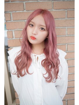 サロンドミルク 原宿(salon de MiLK) 【salon de MiLK 原宿】ゆるふわウェーブ×ローズピンク
