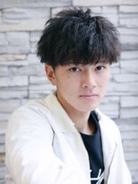 ルーツ(ROOTS) ツイストパーマ ツーブロック マッシュ ショートヘア 渋谷 ROOTS