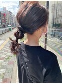 大人かわいいヘアアレンジ/ブラウン系カラー