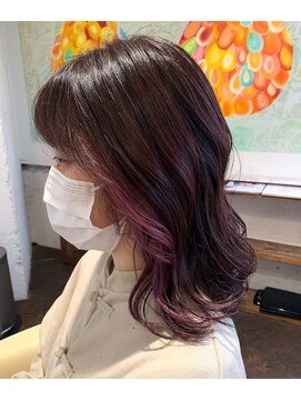 アンサン(unsung) ピンク×イヤリングカラー