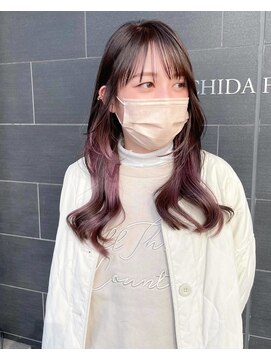 シェリア(Shelia) イヤリングカラー_インナーカラーピンク_ピンクベージュ