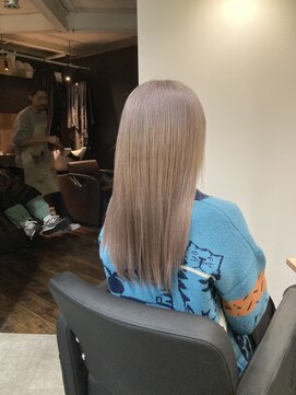 ラフ 難波店(LAFF) #黒髪#ボブルフ#ネビージュ#小顔#ワンレン