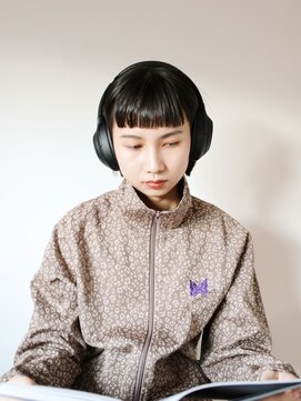 テトヘアー(teto hair) 切りっぱなしボブ ボブ オン眉