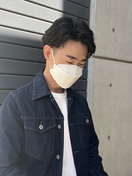 バディヘア ルーツ(BUDDY HAIR ROOTS) メンズパーマ/センター分け/マッシュ