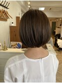 大人の丸みショートシンプルでコンパクトな髪型梅ヶ丘豪徳寺