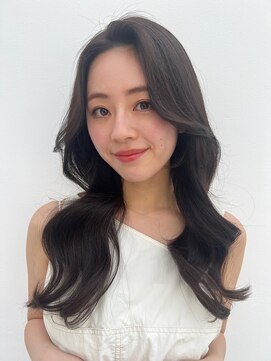 バイオレット 表参道店(Violet) ミディアムヘアグレージュカラーデザインカラーシルキーベージュ