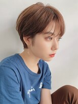 キビト(kibito)&nbsp;ハンサムマッシュショート　オレンジベージュ