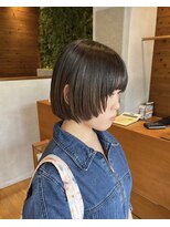 ジールサロン つくば本店&nbsp;【個性派】ボブ×顔周りレイヤー