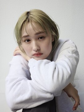 クリアーオブヘアー 池下店(clear OF HAIR) ミントカラー×ミニボブ