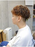 ツーブロ/メンズカット/メンズパーマ/ツイストスパイラル/目黒