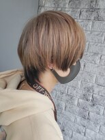 ニュアンスパーマ　コンマヘア　黒髪シークレットパート　新宿