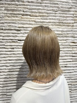 ビス リアン 川口店(Vis lien) 透明感抜群♪ダブルカラーブリーチミルクティーベージュ